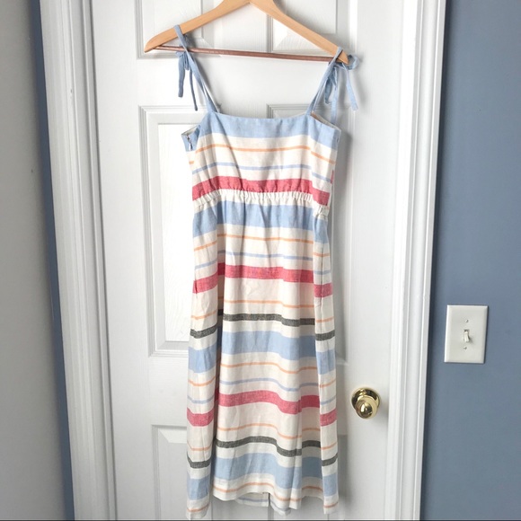 NWT Gal Meets Glam Striped Linen blend mid… - Picture 5 of 6